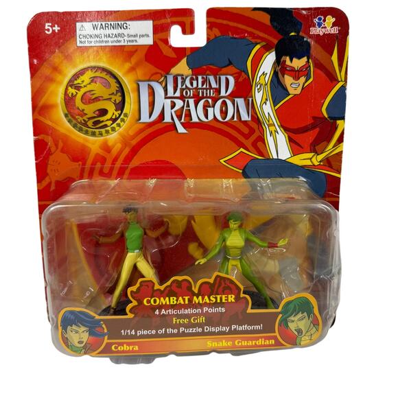 5 for $25| Legend of the Dragon Cobra & Snake Guardian Figure - Picture 1 of 4